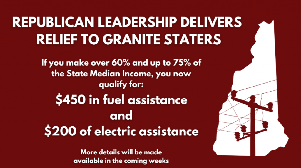 NH Fuel & Electric Assistance!! Stratham NH Republican Committee